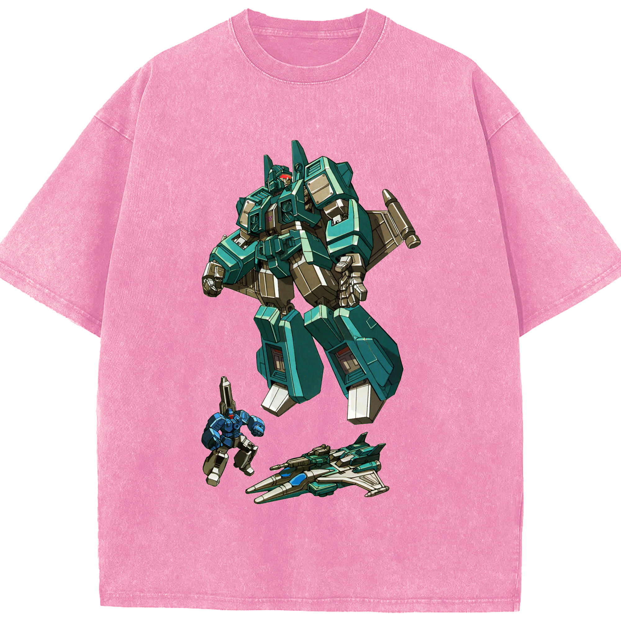 （画像用）  綿100% ヴィンテージ風 半袖Tシャツ（フロントプリント）